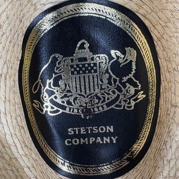 STETSON Staycation Fedora - Two Tone Straw Hat - Resort Summer Vacation - Size S - Picture 9 of 9